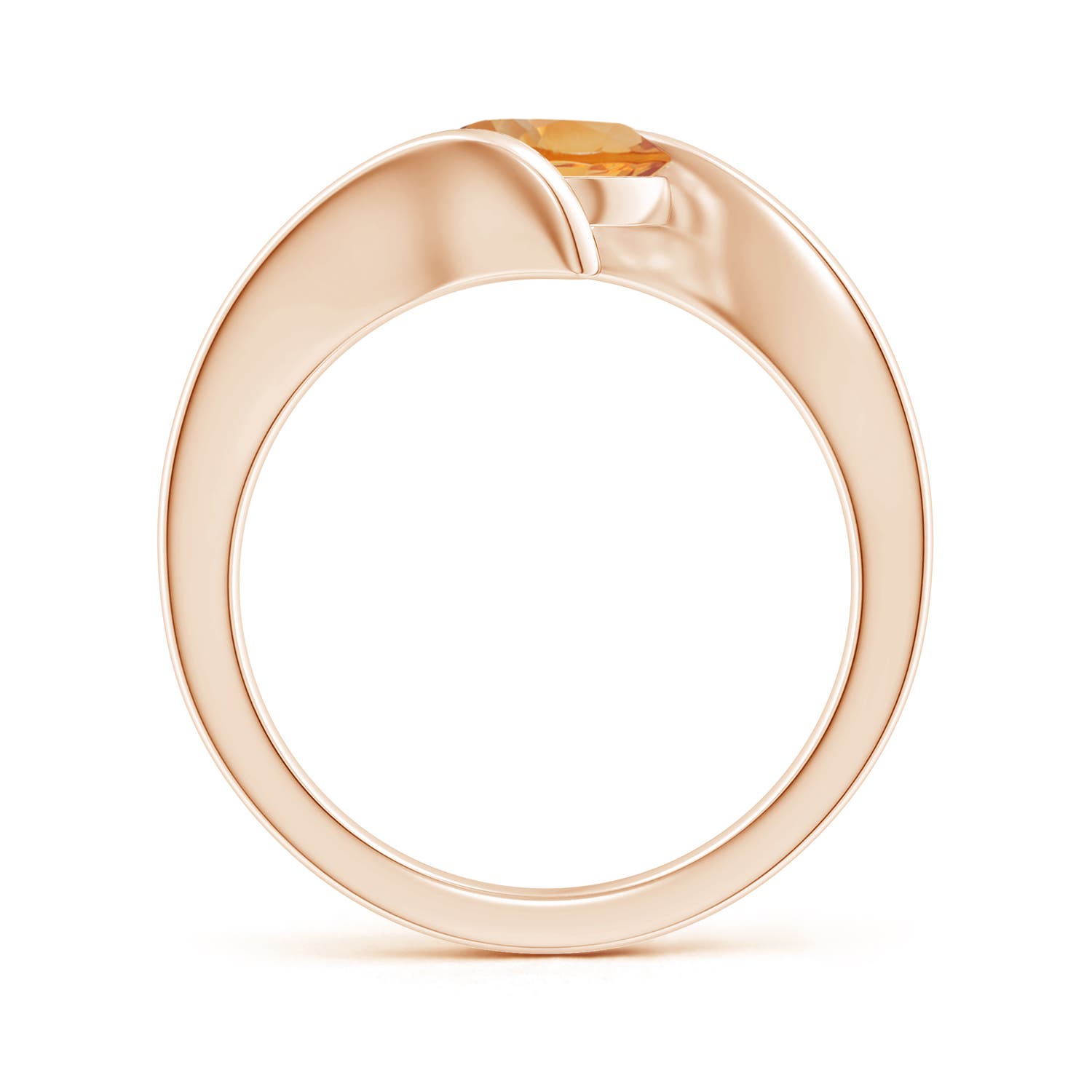 AA - Citrine / 1.25 CT / 14 KT Rose Gold