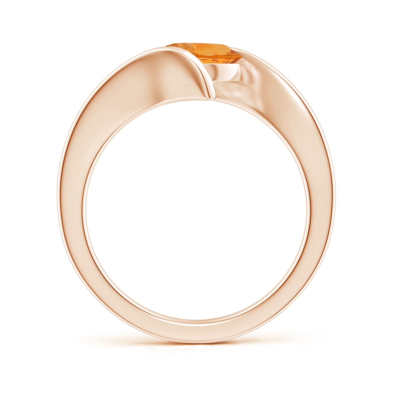 AAA - Citrine / 1.25 CT / 14 KT Rose Gold