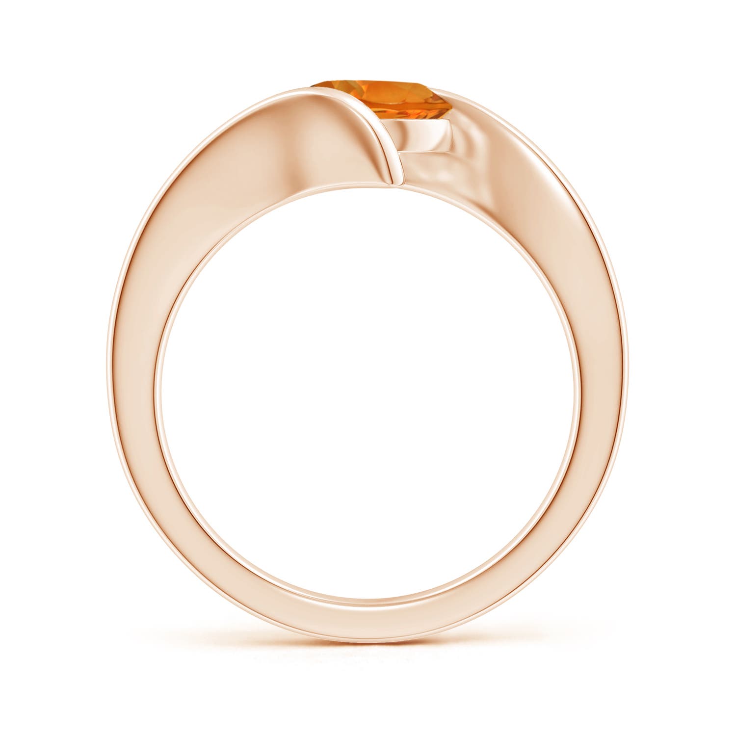 AAAA - Citrine / 1.25 CT / 14 KT Rose Gold