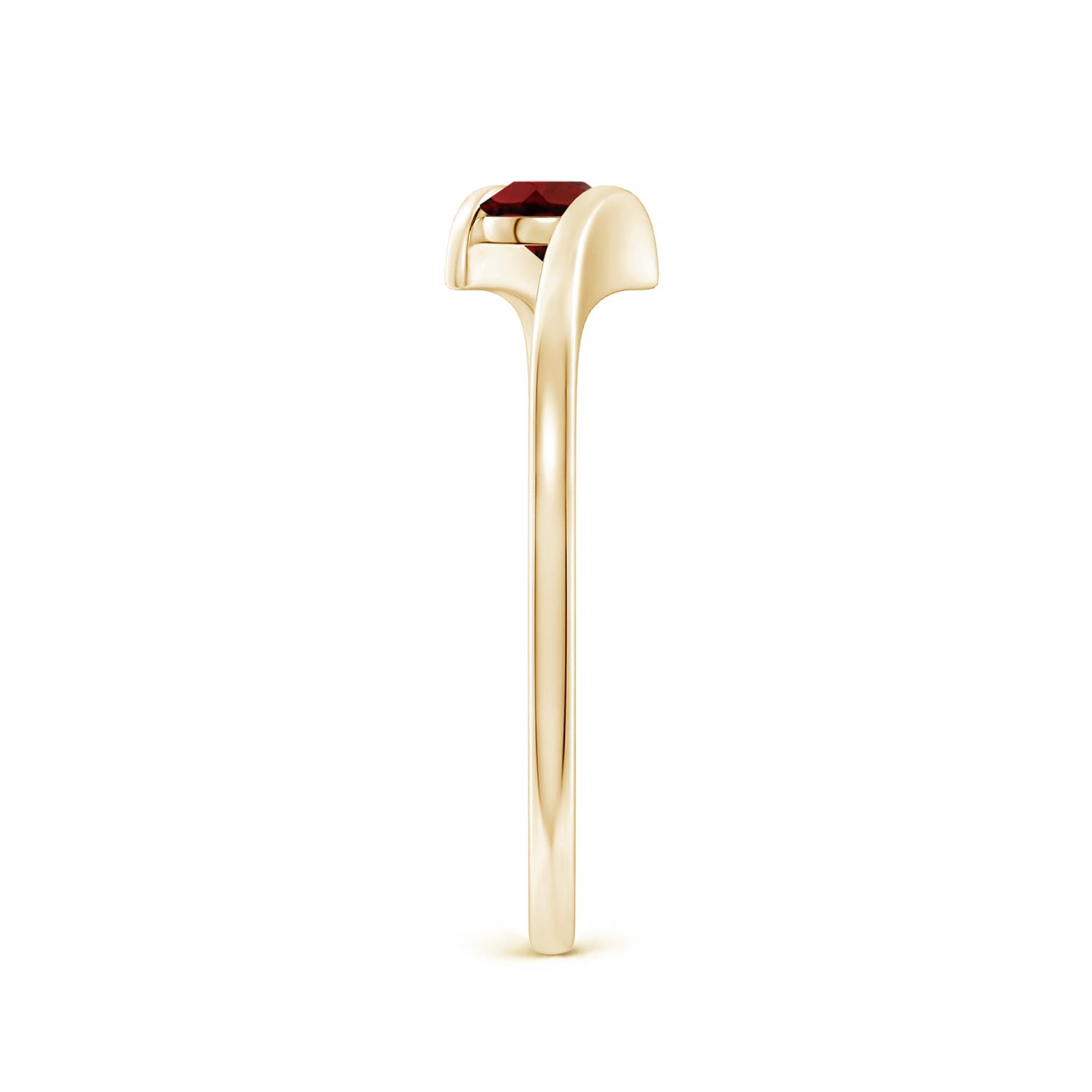 AAA - Garnet / 0.33 CT / 14 KT Yellow Gold