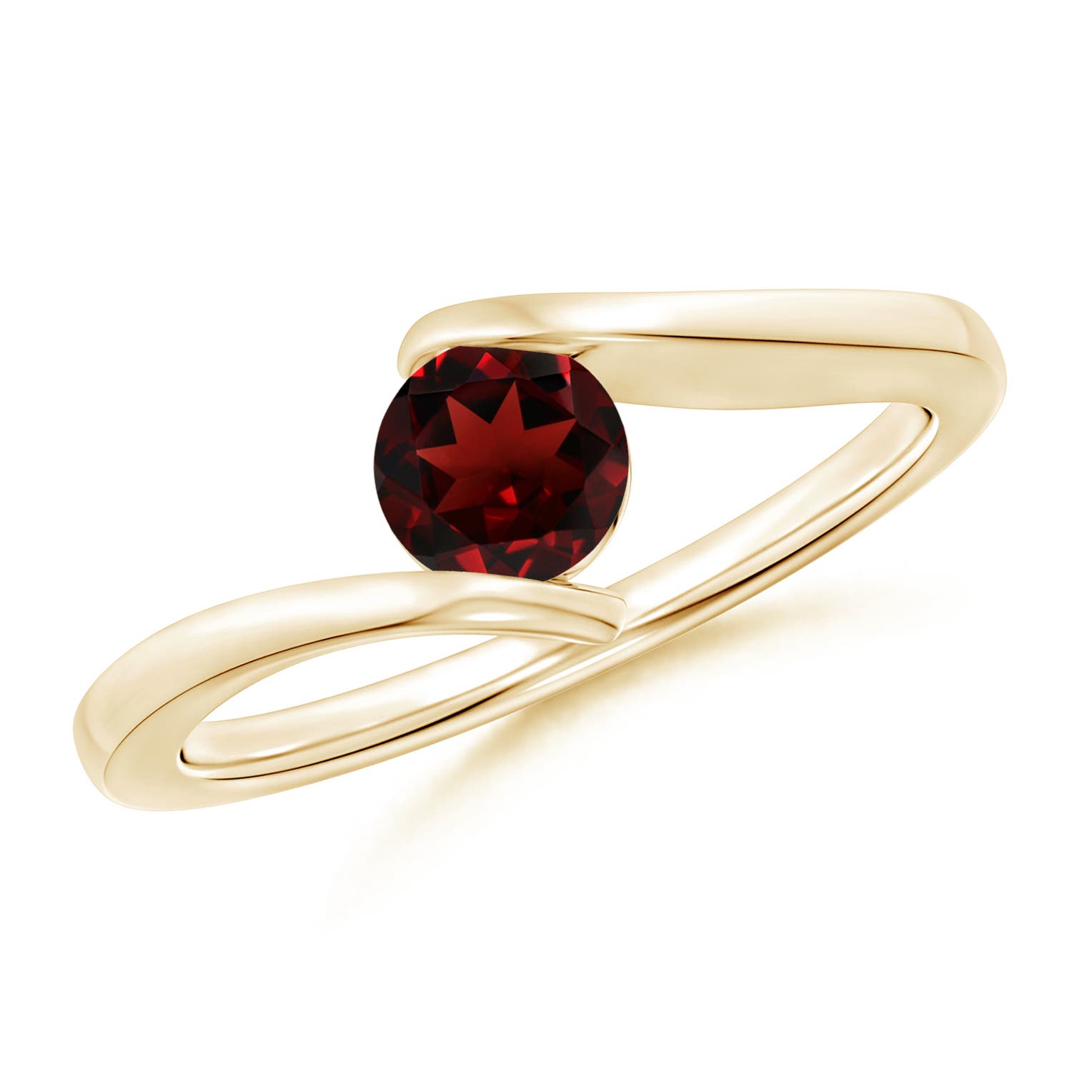 AAA - Garnet / 0.6 CT / 14 KT Yellow Gold