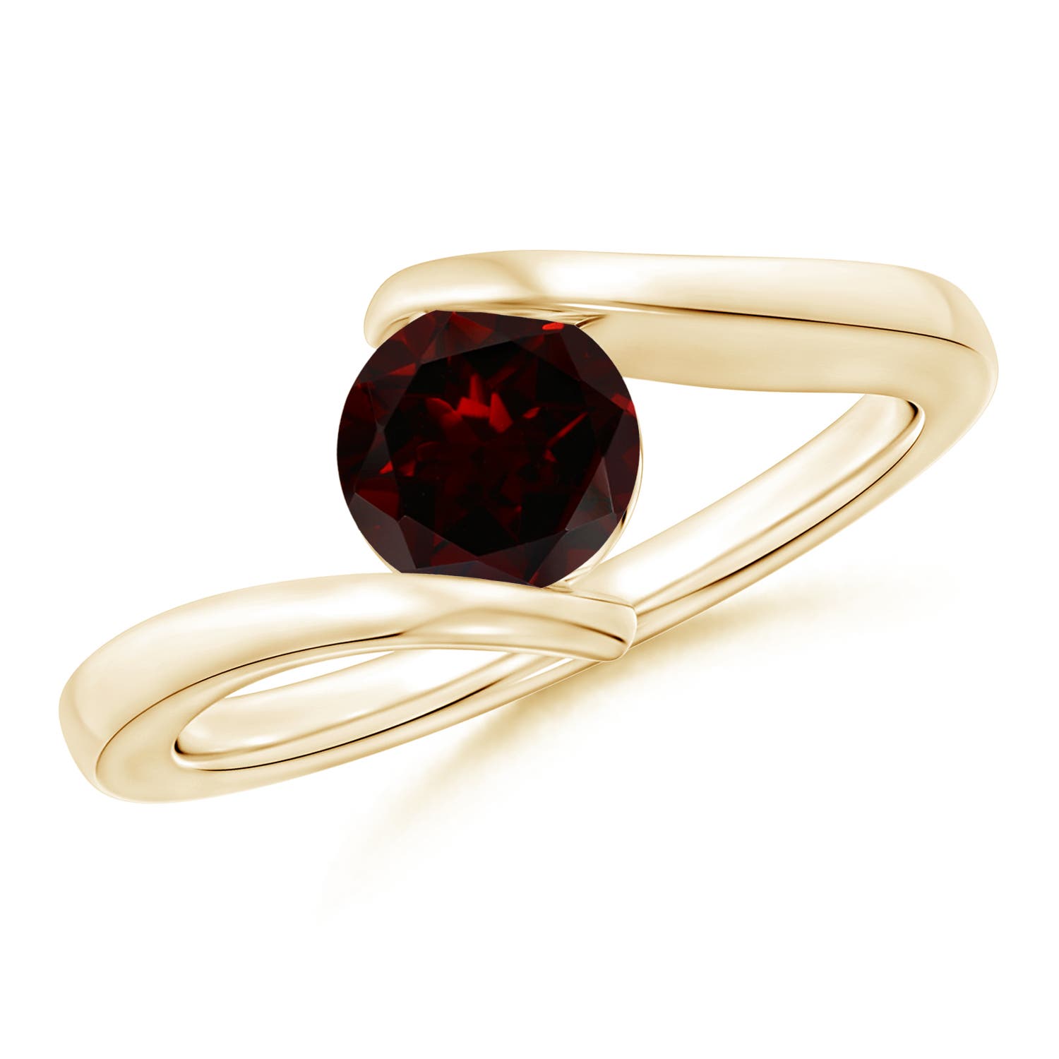 A - Garnet / 1 CT / 14 KT Yellow Gold