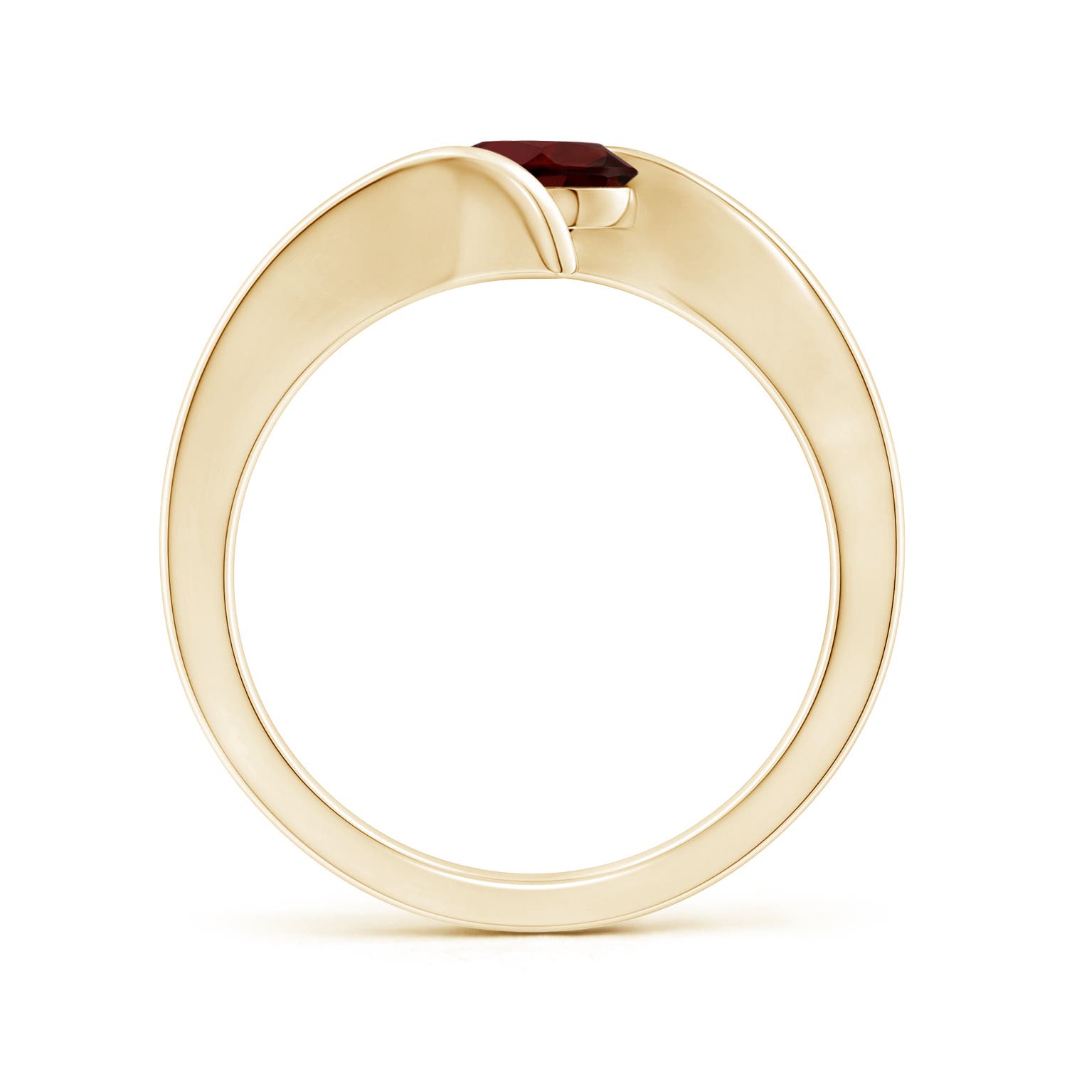 AA - Garnet / 1 CT / 14 KT Yellow Gold