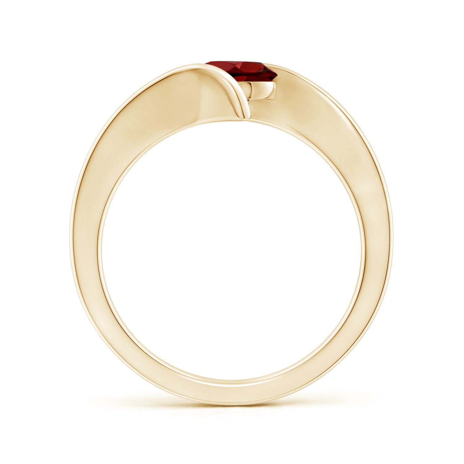 AAAA - Garnet / 1 CT / 14 KT Yellow Gold