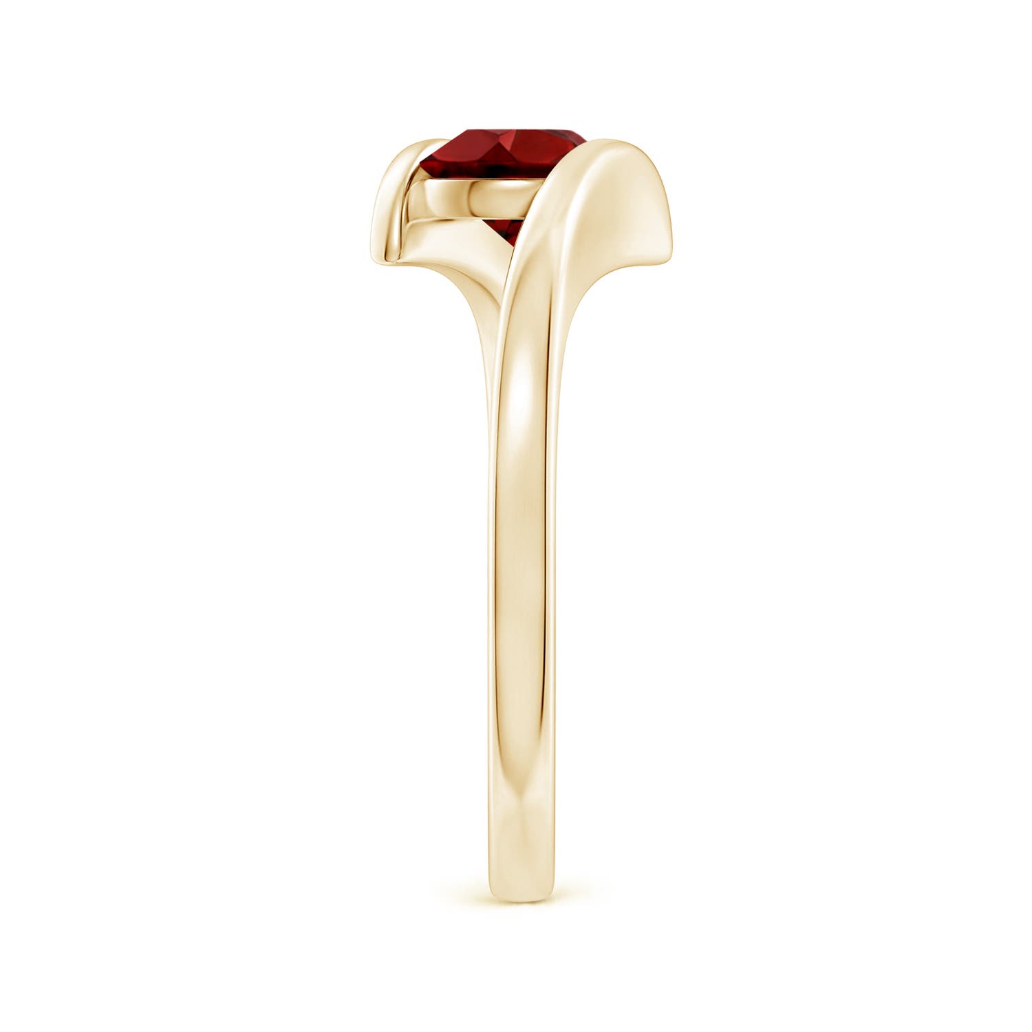 AAAA - Garnet / 1 CT / 14 KT Yellow Gold