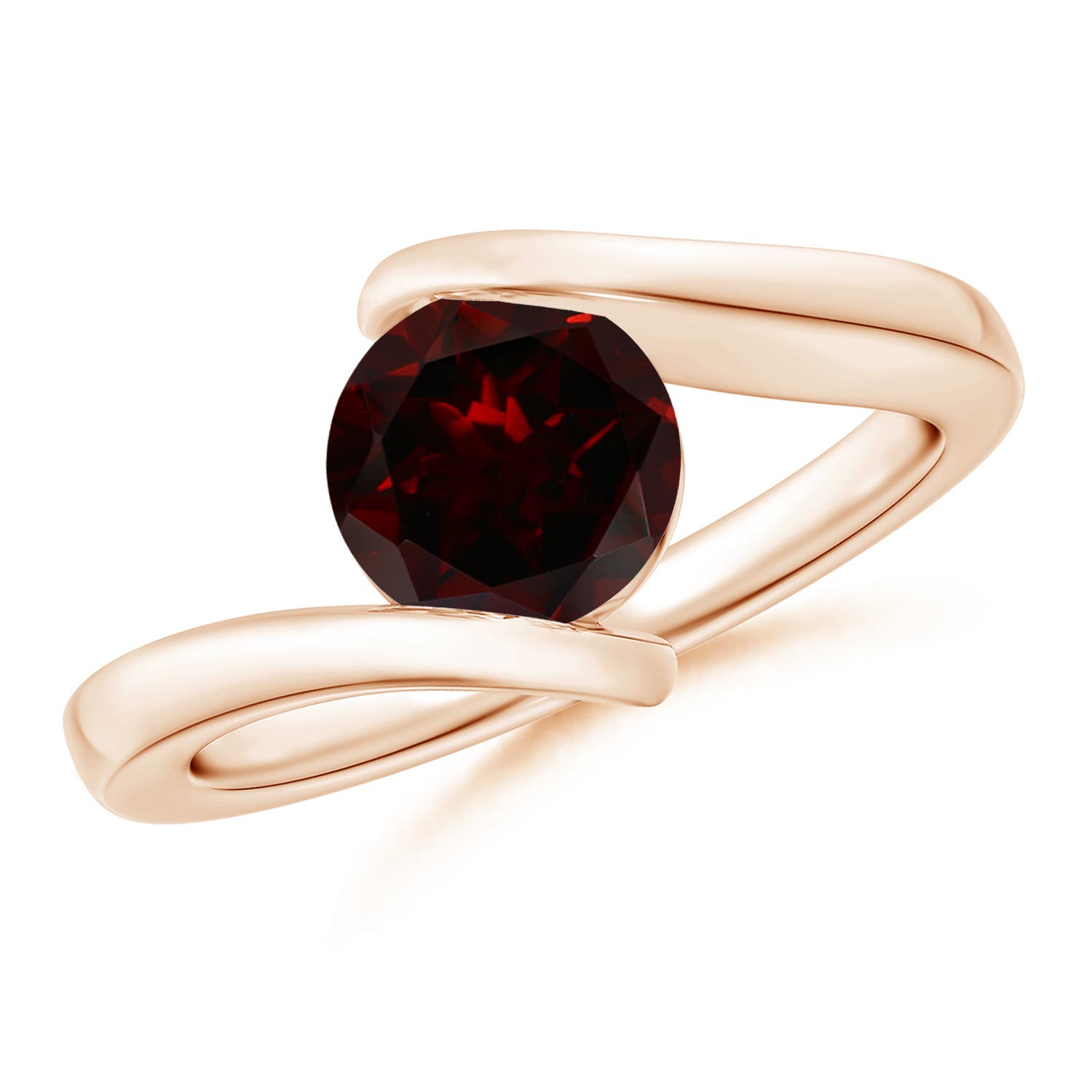 A - Garnet / 1.5 CT / 14 KT Rose Gold