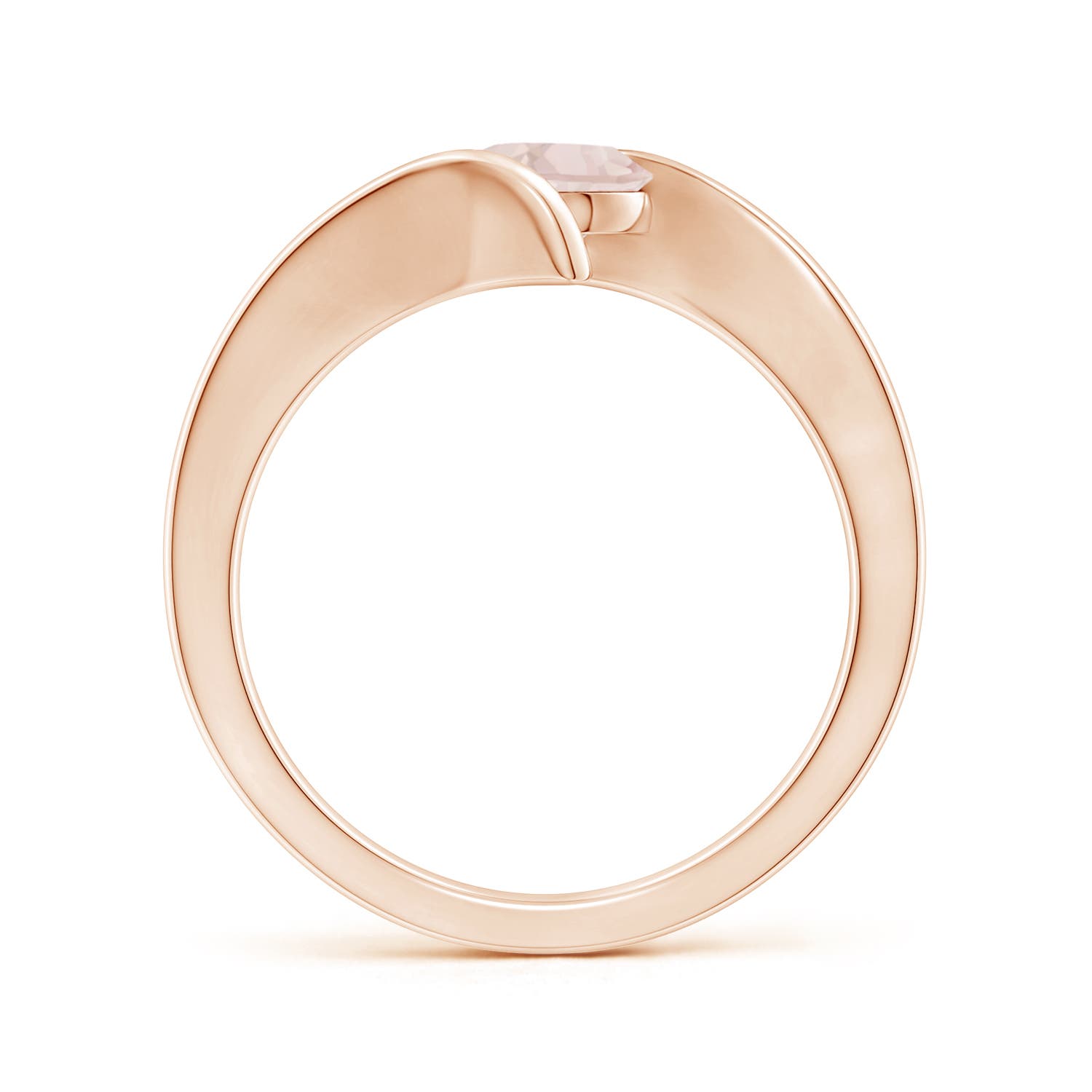 A - Morganite / 0.7 CT / 14 KT Rose Gold