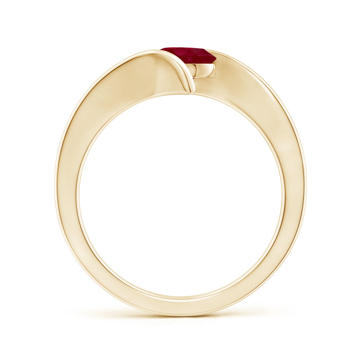 AA - Ruby / 1 CT / 14 KT Yellow Gold