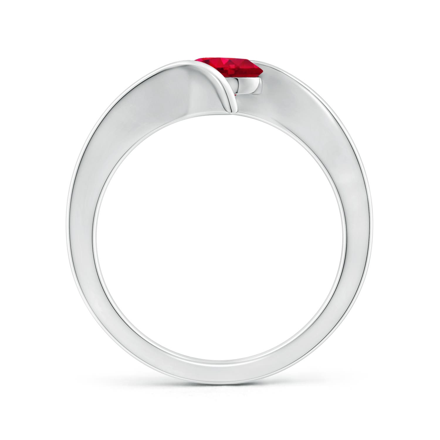 AAA - Ruby / 1 CT / 14 KT White Gold