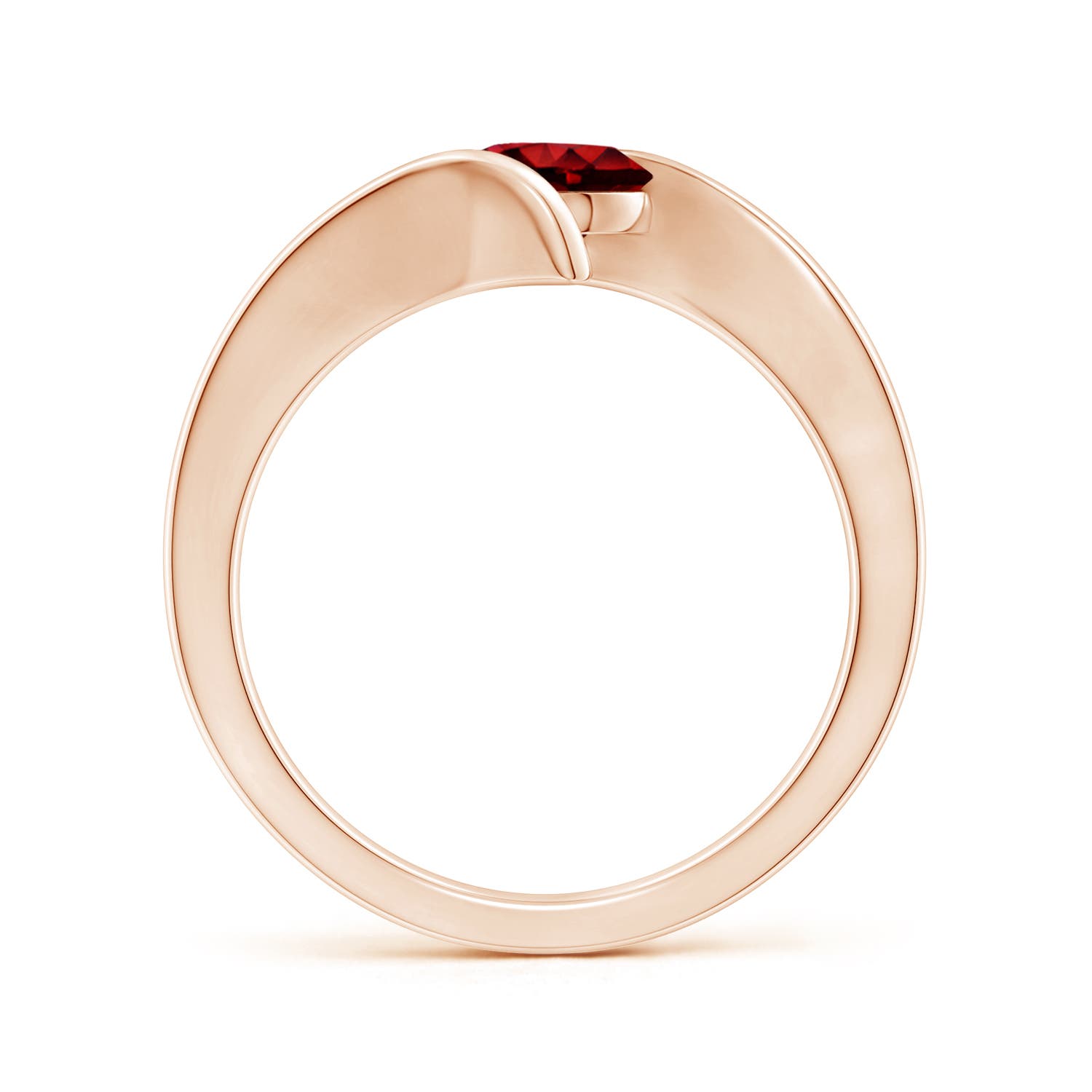 AAAA - Ruby / 1 CT / 14 KT Rose Gold