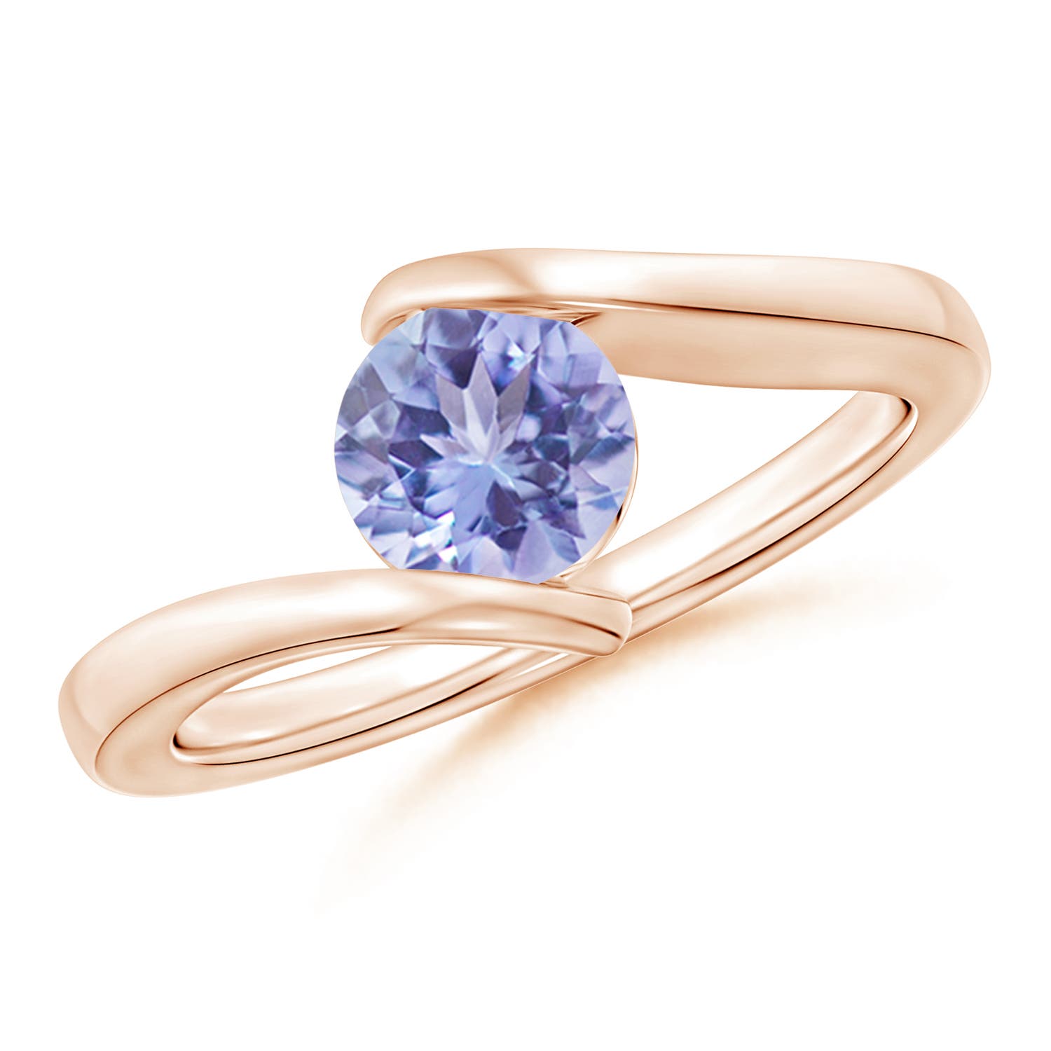 A - Tanzanite / 0.9 CT / 14 KT Rose Gold