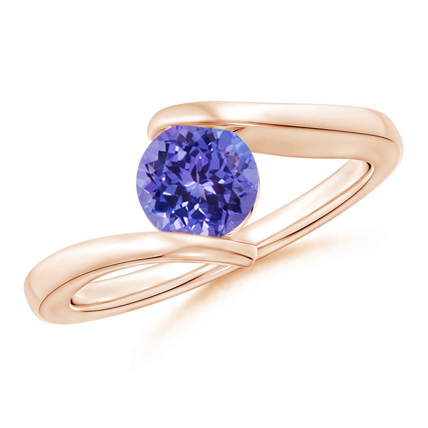 AA - Tanzanite / 0.9 CT / 14 KT Rose Gold