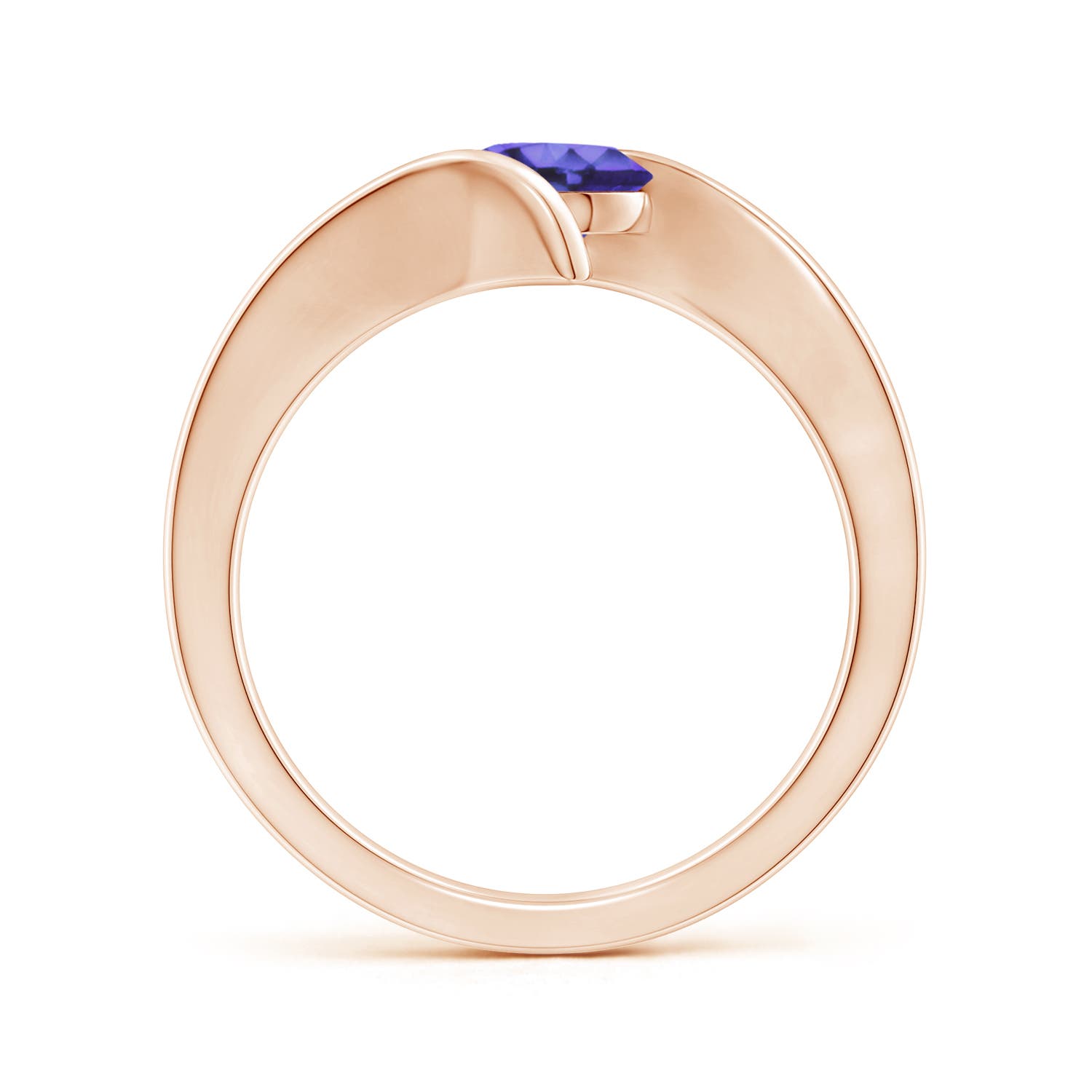 AA - Tanzanite / 0.9 CT / 14 KT Rose Gold