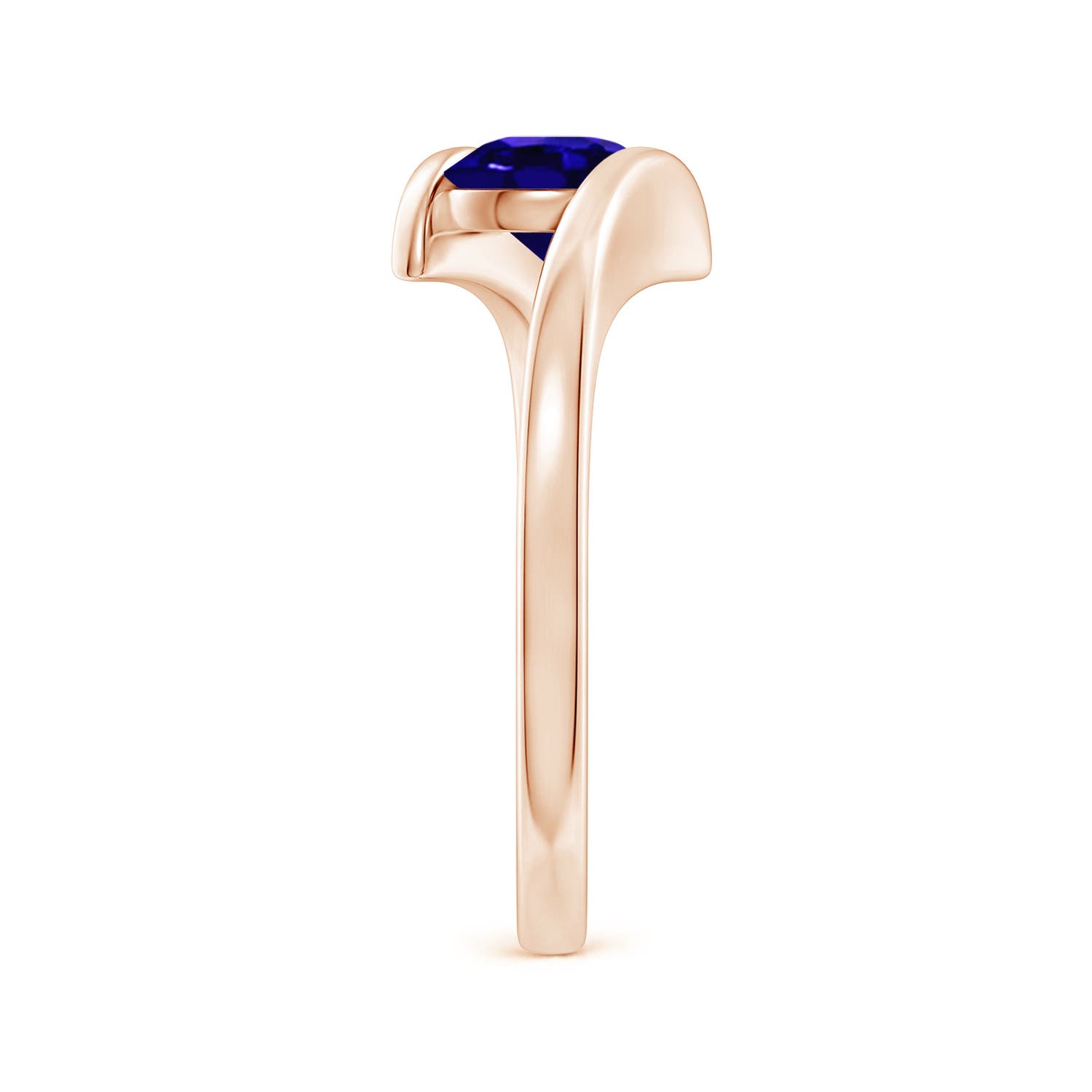 AAAA - Tanzanite / 0.9 CT / 14 KT Rose Gold