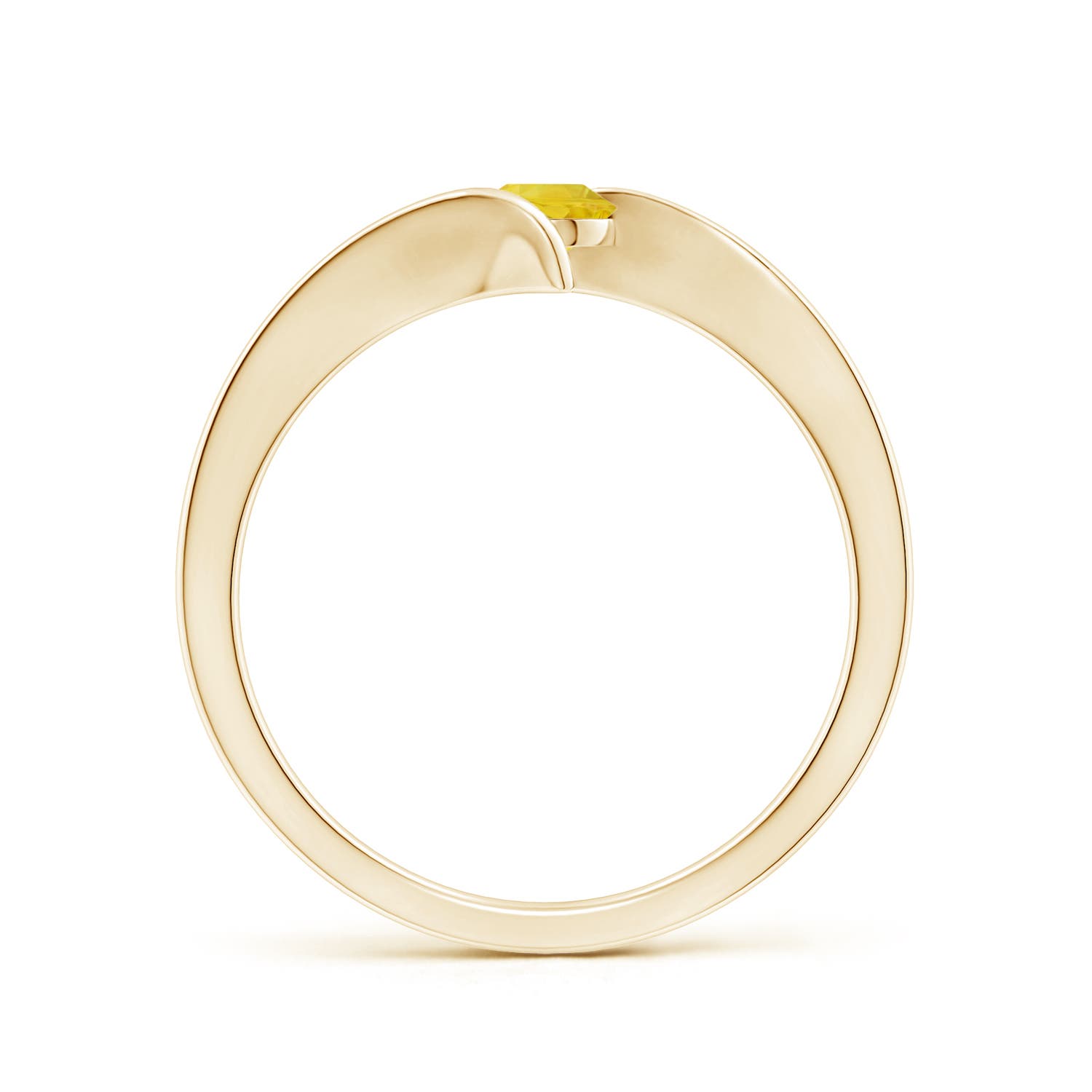 AA - Yellow Sapphire / 0.27 CT / 14 KT Yellow Gold