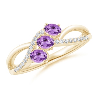 Oval A Amethyst