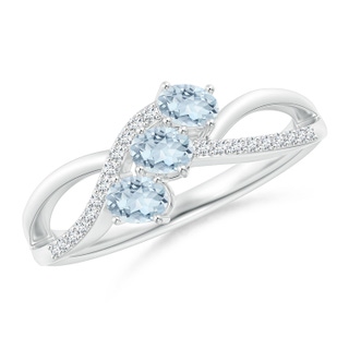 Oval A Aquamarine