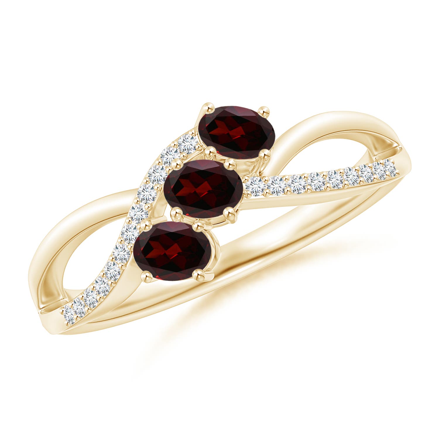 A - Garnet / 0.71 CT / 14 KT Yellow Gold