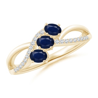 Oval A Blue Sapphire