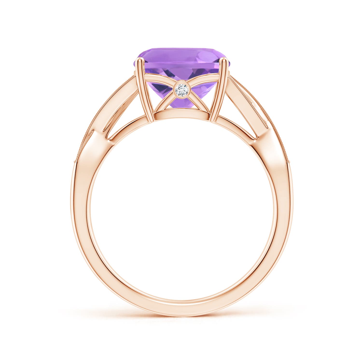 A - Amethyst / 3.24 CT / 14 KT Rose Gold