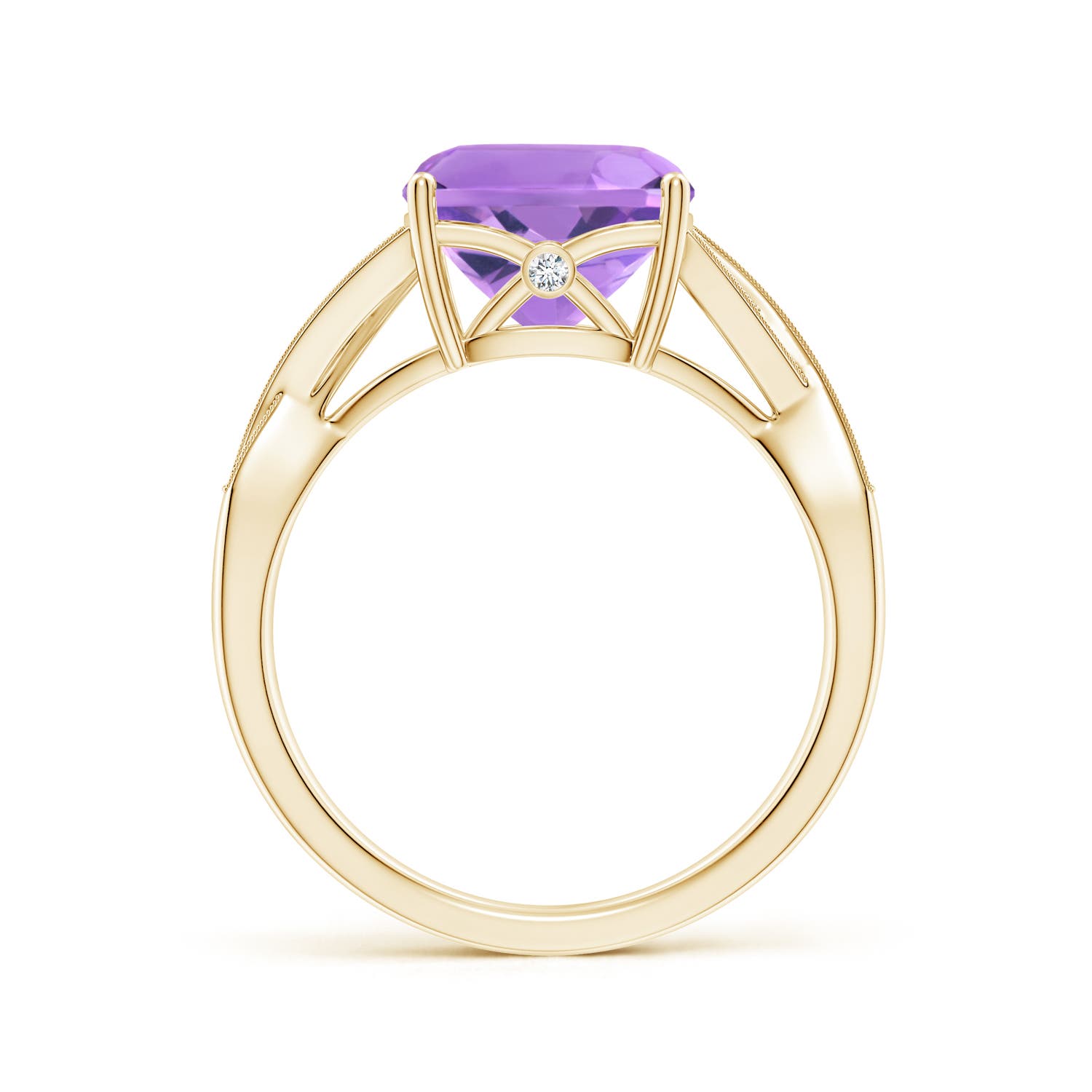 A - Amethyst / 3.24 CT / 14 KT Yellow Gold