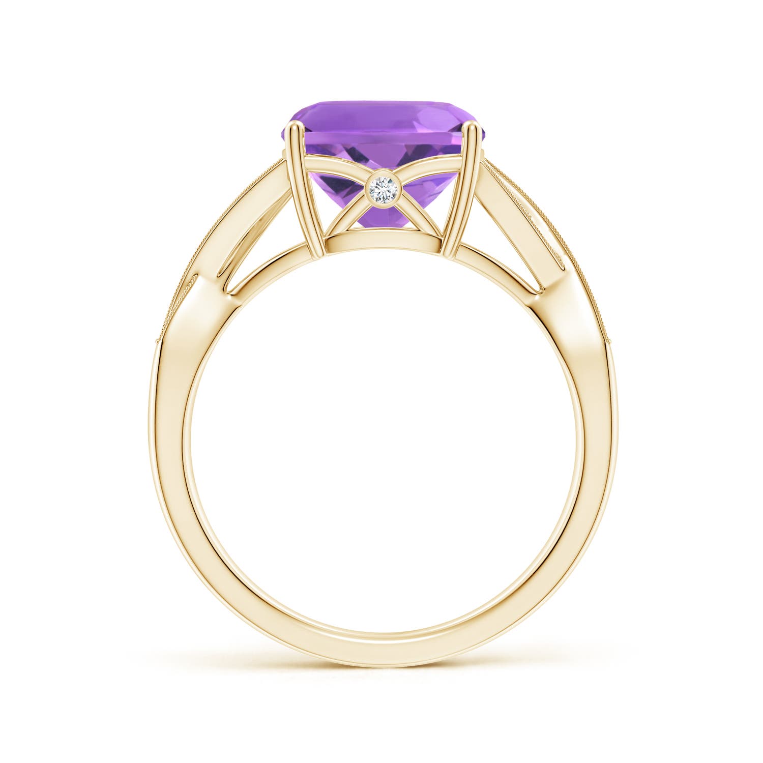 AA - Amethyst / 3.24 CT / 14 KT Yellow Gold