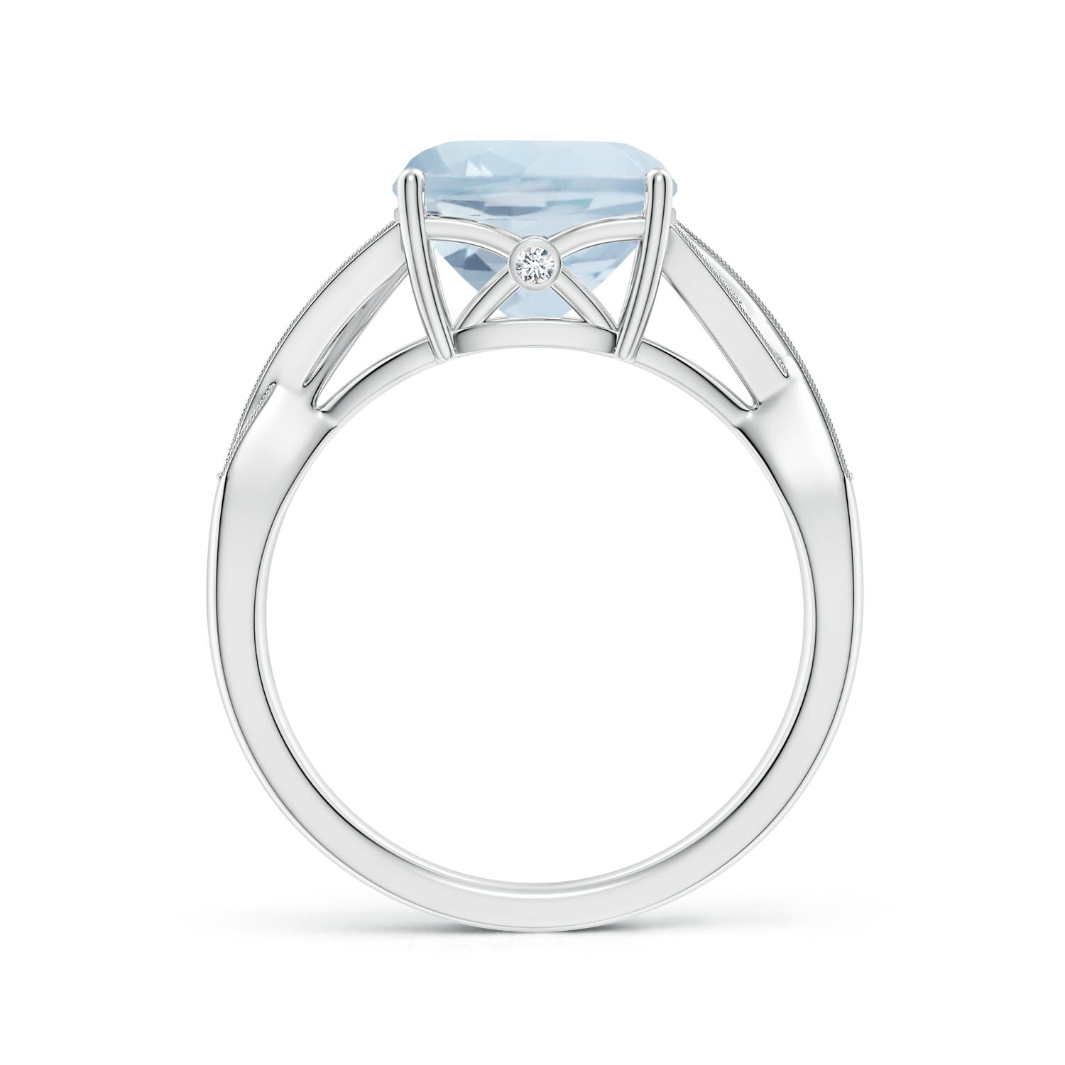 A - Aquamarine / 2.84 CT / 14 KT White Gold