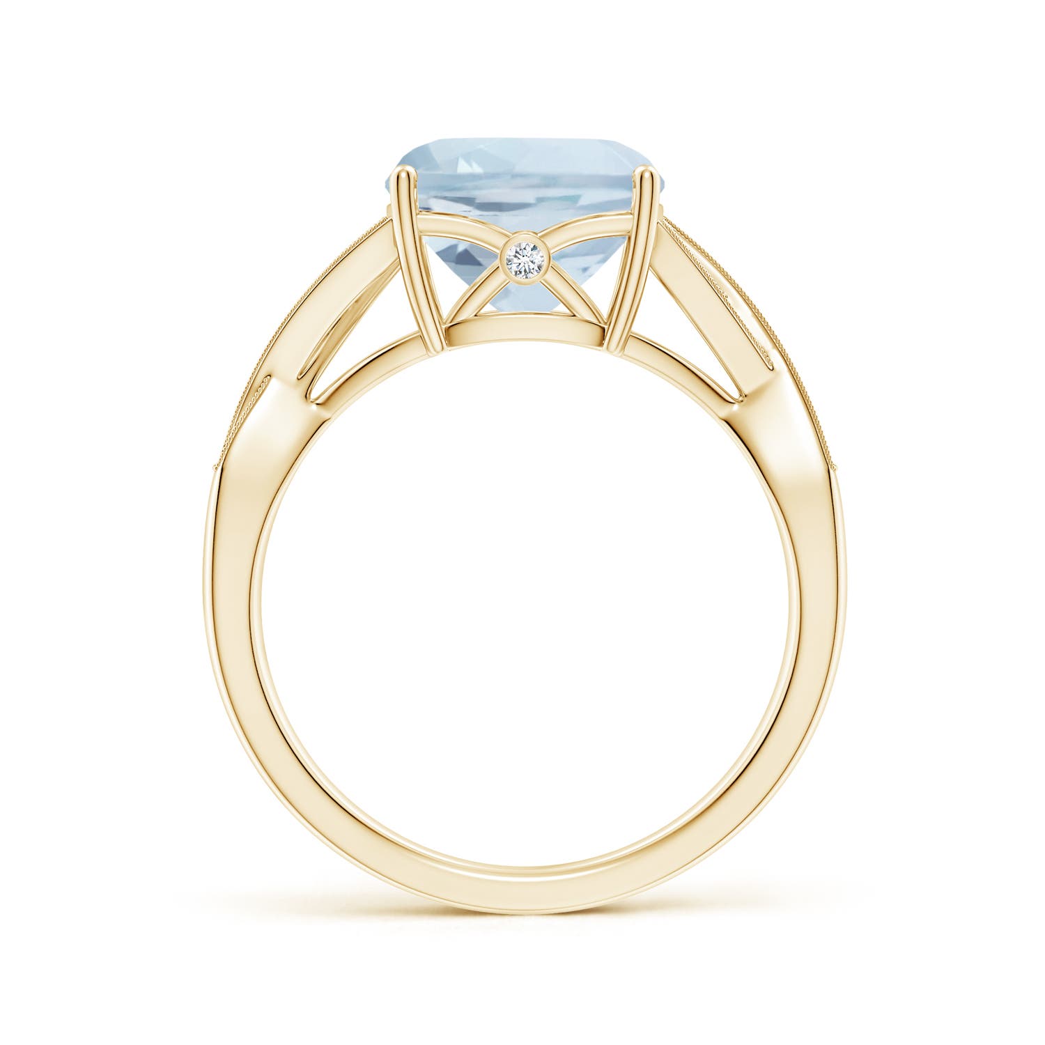 A - Aquamarine / 2.84 CT / 14 KT Yellow Gold