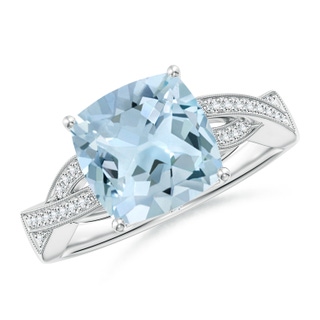 Cushion AA Aquamarine