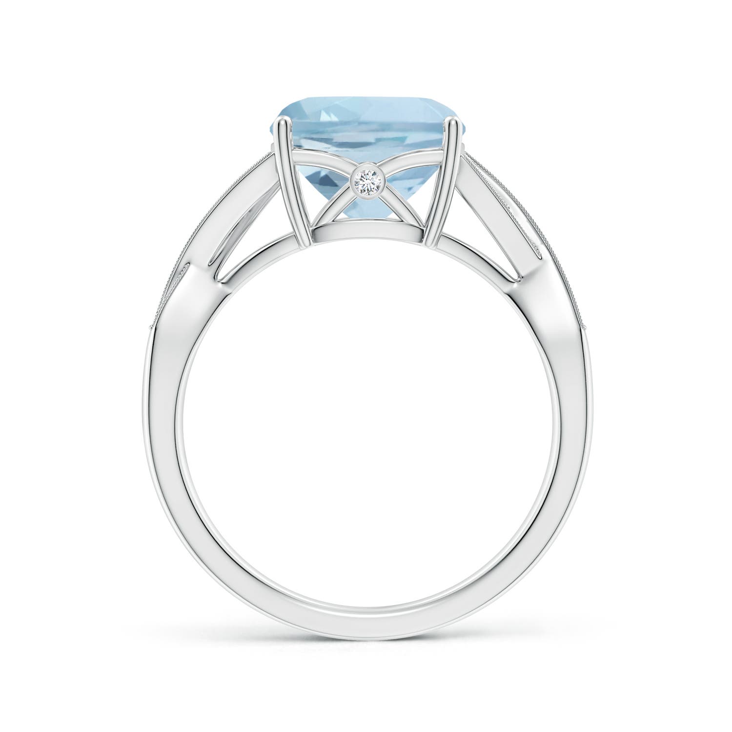 AA - Aquamarine / 2.84 CT / 14 KT White Gold