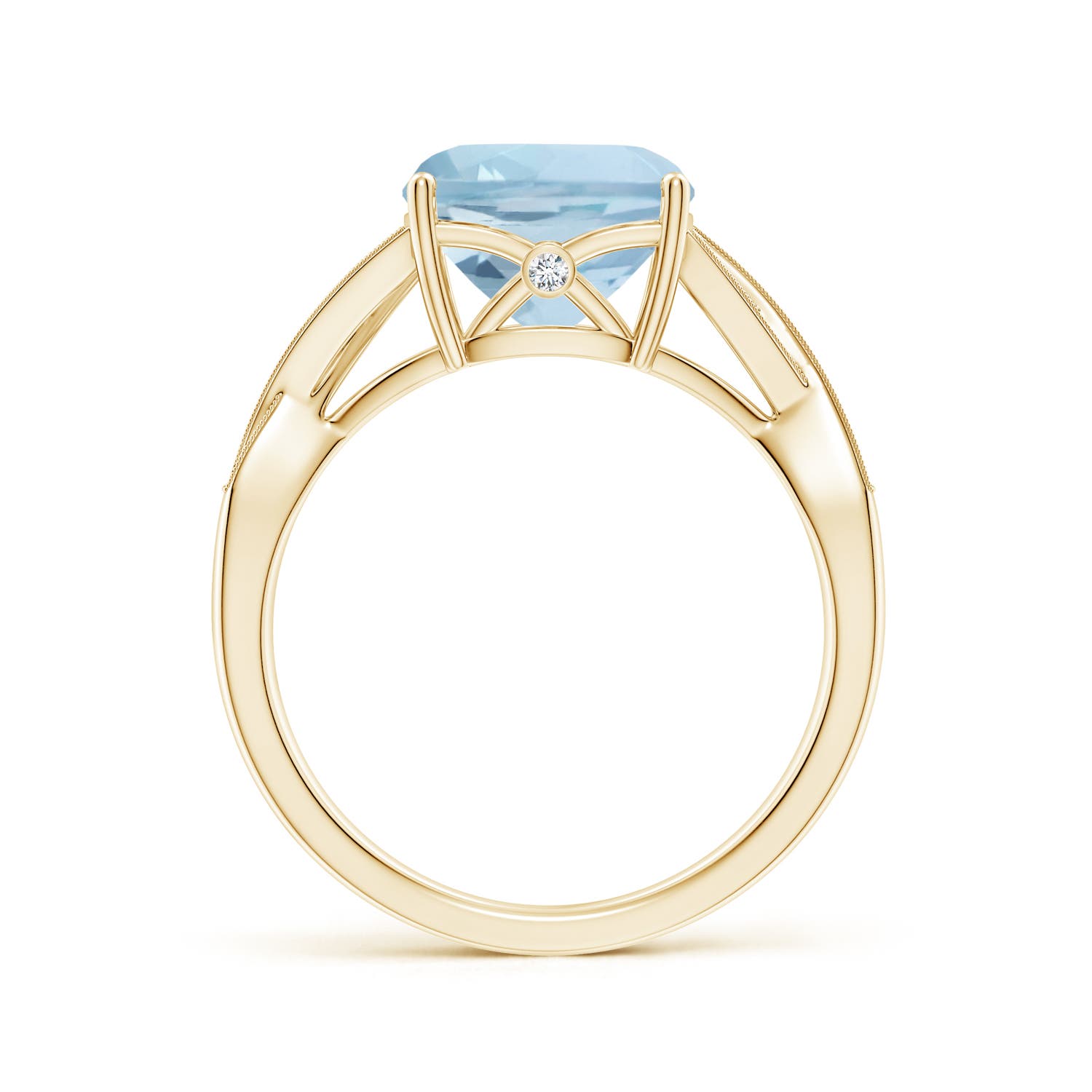 AA - Aquamarine / 2.84 CT / 14 KT Yellow Gold