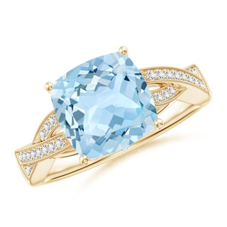 Cushion AAA Aquamarine