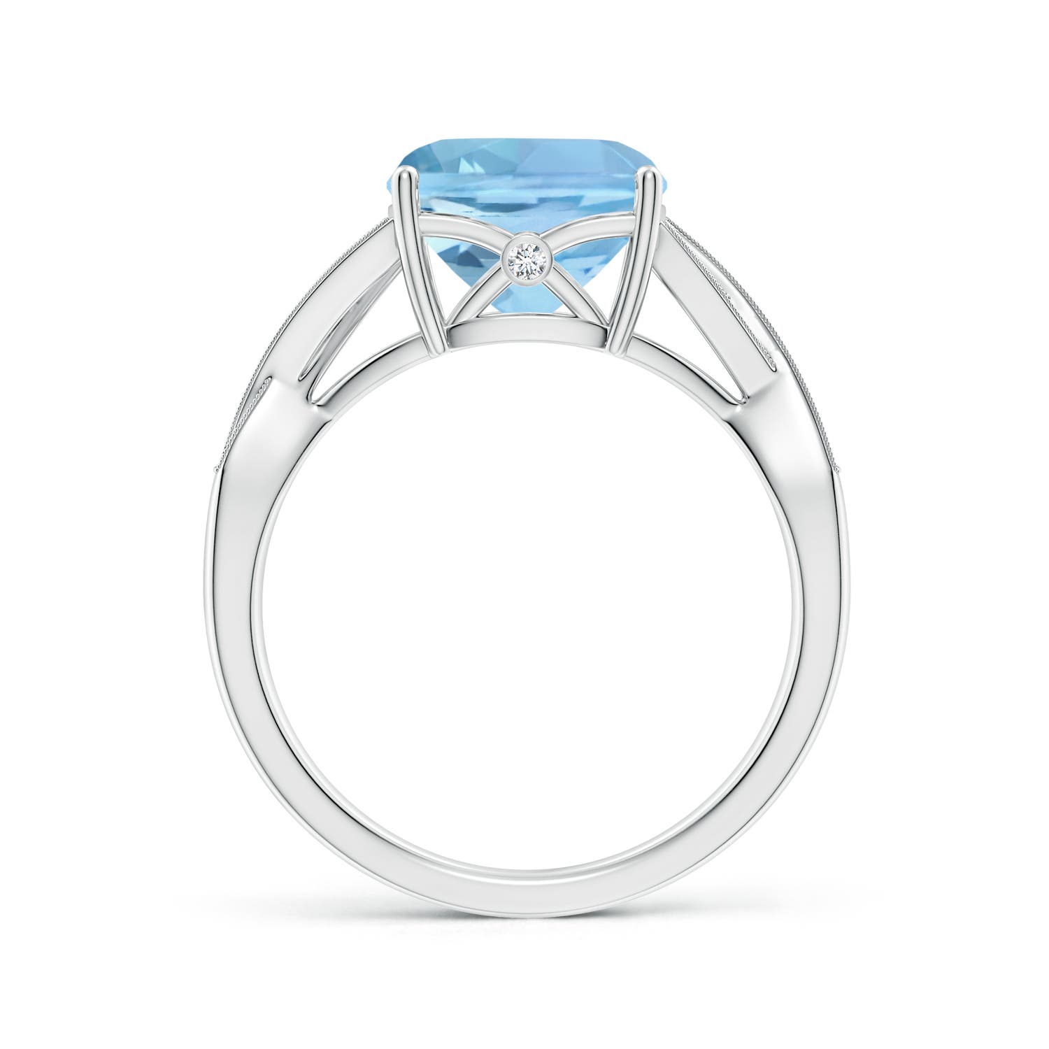 AAAA - Aquamarine / 2.84 CT / 14 KT White Gold