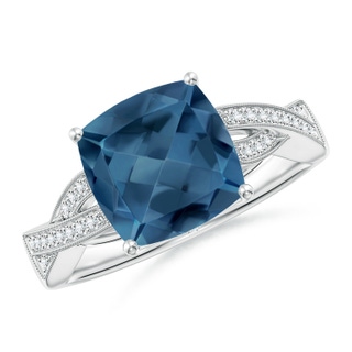 Cushion A London Blue Topaz