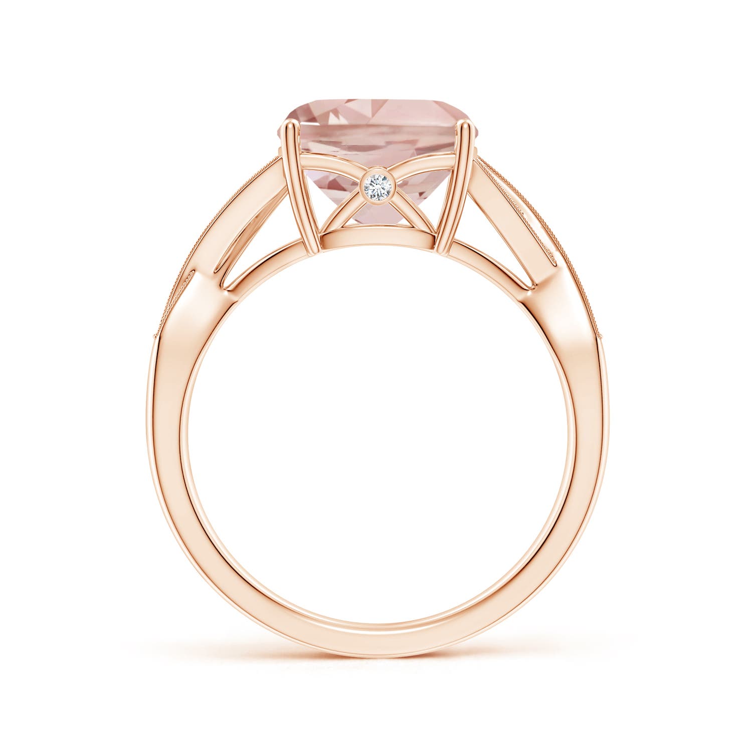 AA - Morganite / 2.84 CT / 14 KT Rose Gold