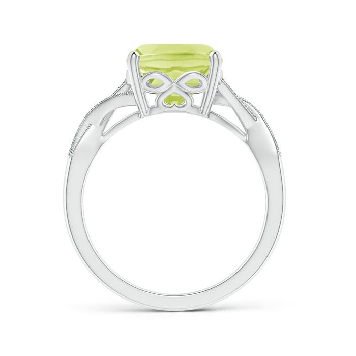 A - Peridot / 2.94 CT / 14 KT White Gold