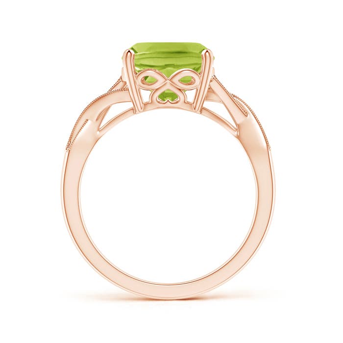 AA - Peridot / 2.94 CT / 14 KT Rose Gold