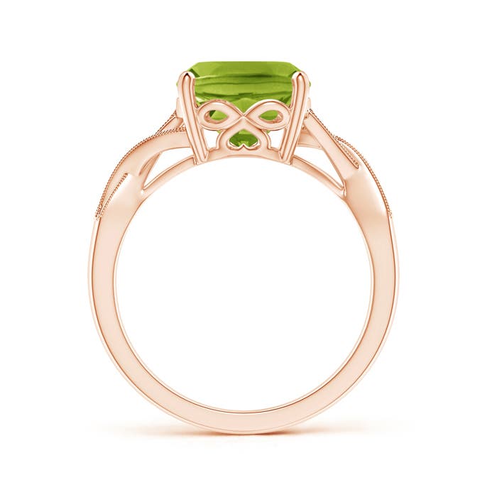 AAA - Peridot / 2.94 CT / 14 KT Rose Gold