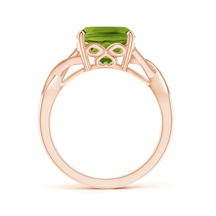 AAAA - Peridot / 2.94 CT / 14 KT Rose Gold