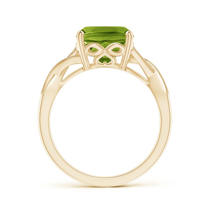 AAAA - Peridot / 2.94 CT / 14 KT Yellow Gold