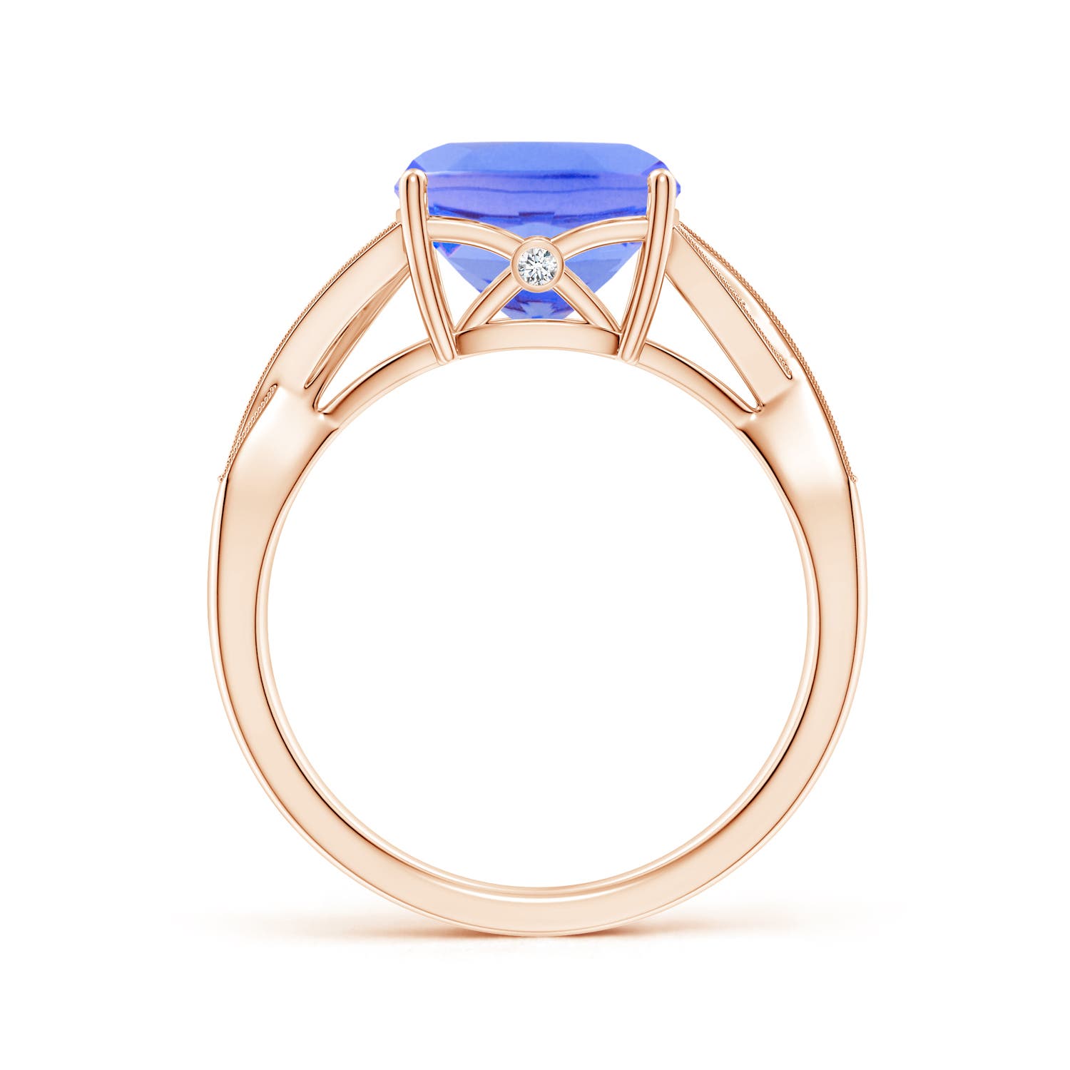 AA - Tanzanite / 3.94 CT / 14 KT Rose Gold