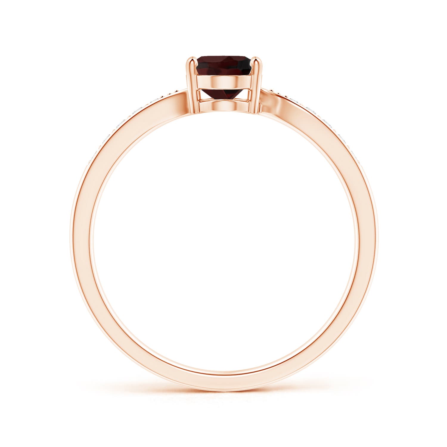 A - Garnet / 0.97 CT / 14 KT Rose Gold