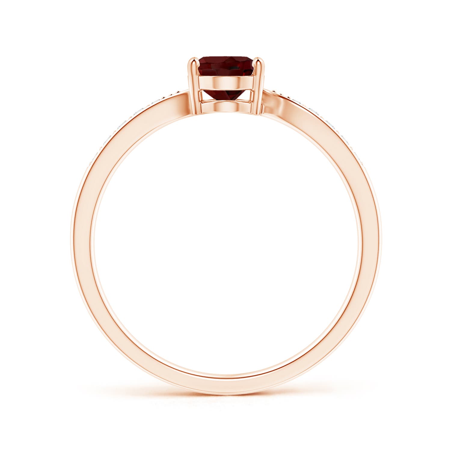 AAA - Garnet / 0.97 CT / 14 KT Rose Gold