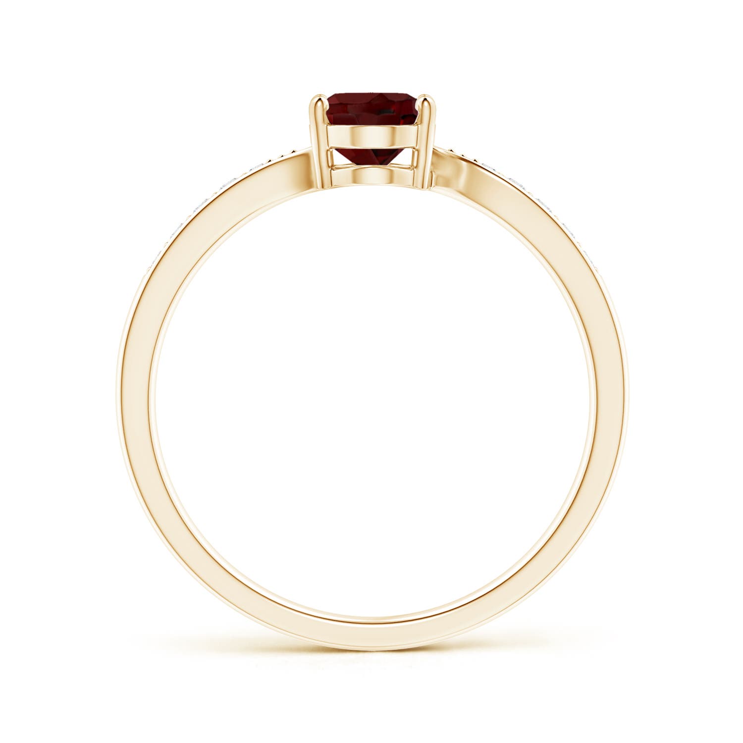 AAA - Garnet / 0.97 CT / 14 KT Yellow Gold