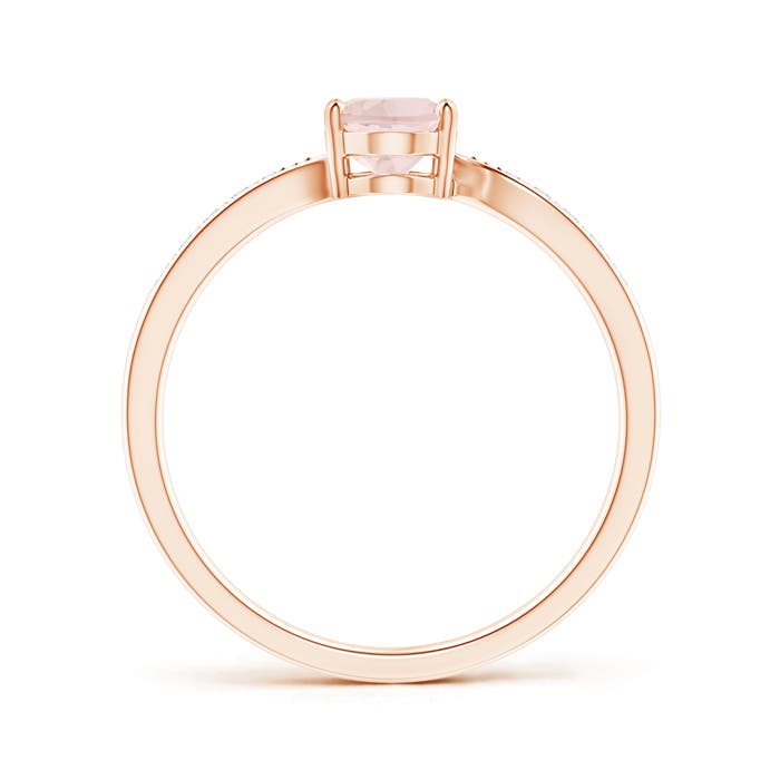 A - Morganite / 0.77 CT / 14 KT Rose Gold