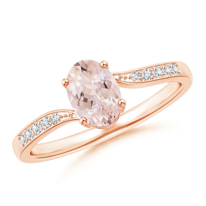 AA - Morganite / 0.77 CT / 14 KT Rose Gold