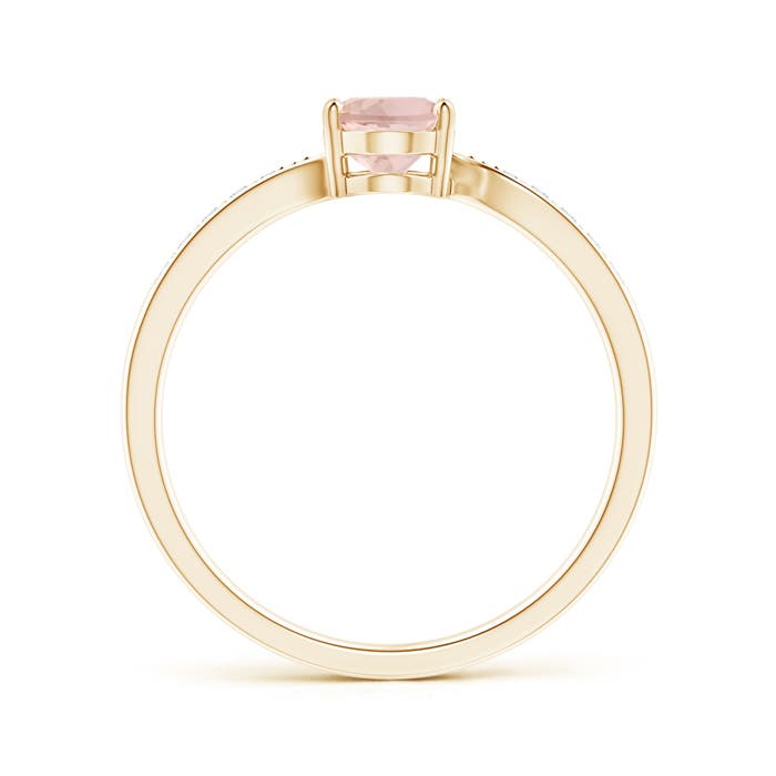 AAA - Morganite / 0.77 CT / 14 KT Yellow Gold