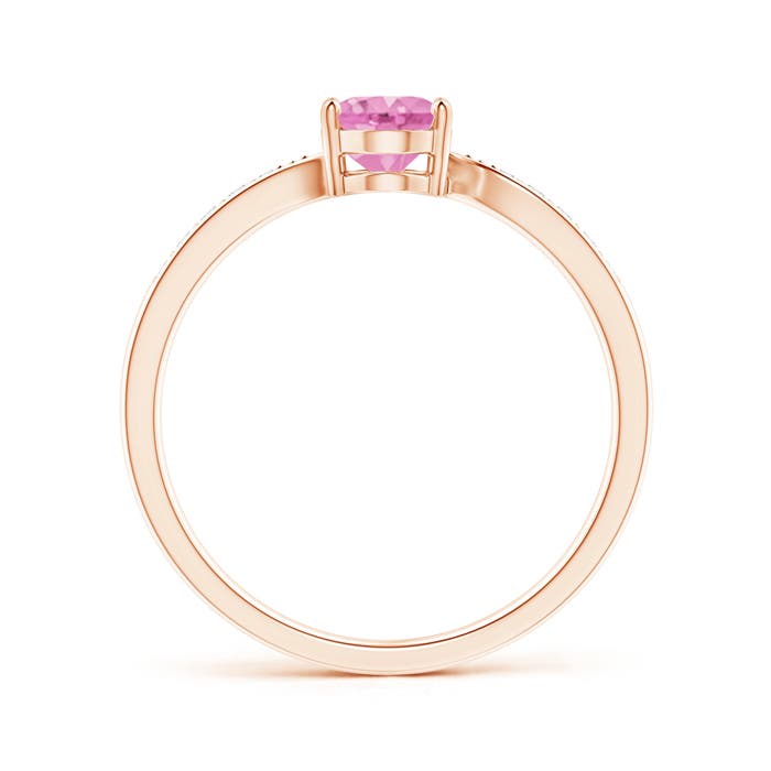 A - Pink Sapphire / 0.92 CT / 14 KT Rose Gold