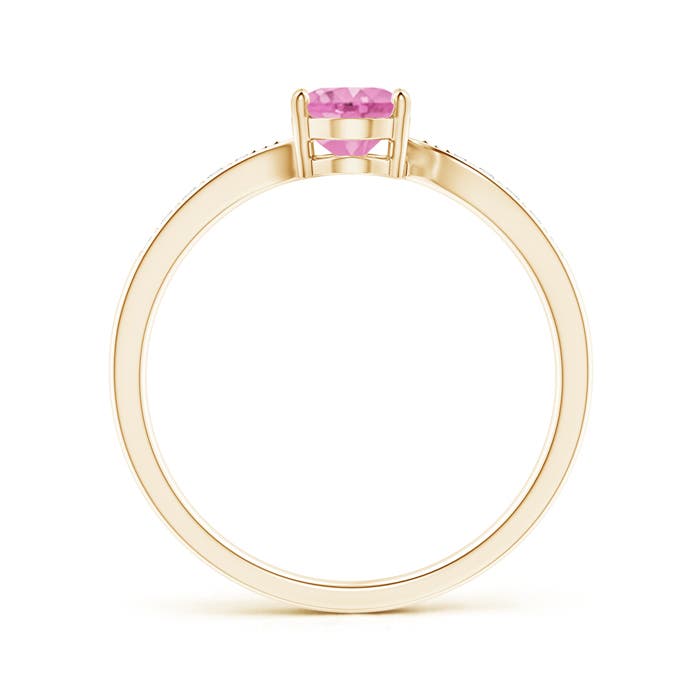 A - Pink Sapphire / 0.92 CT / 14 KT Yellow Gold