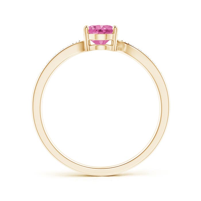 AA - Pink Sapphire / 0.92 CT / 14 KT Yellow Gold